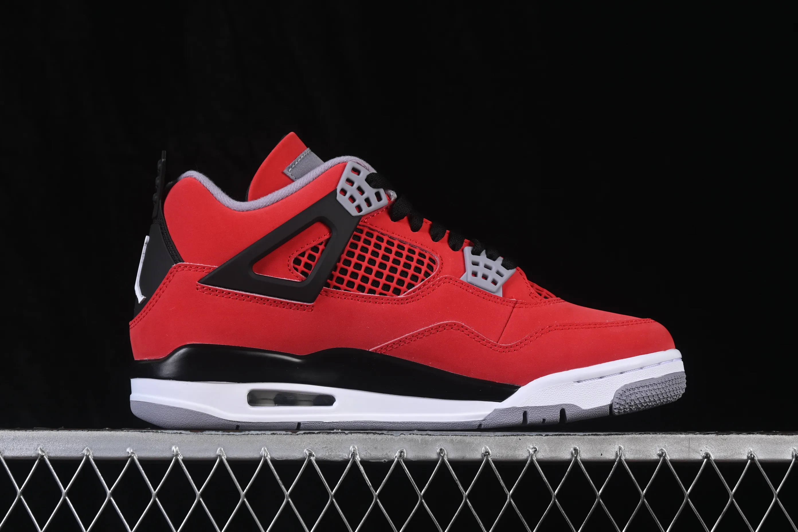 All categories Air Jordan Jordan series basketball shoes Air Jordan 4 OG version Air Jordan 4 "Toro" AJ4 Joe 4 Big Red Bull replica basketball shoes FQ8138-600